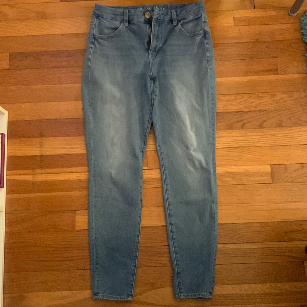 American Eagle The Dream Jean Curvy Hi-Rise Jegging, Size 8